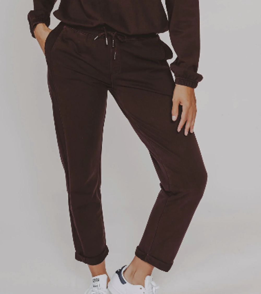 The Normal Brand Women’s Classic Terry Looped Sweatpants Brown (Purple Brown) S